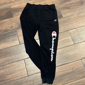 Black champion boys lightweight joggers. Size XL